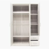 خزانة ملابس بلير 3 أبواب مع درجين ومرآة – عملية بت...