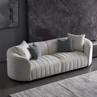 كنبة ثلاثية مخمل فاخرة بتصميم عصري من ايفان