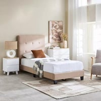 سرير فردي ذكي منجّد 90×200 سم - كولتورب