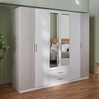 دولاب ملابس فييستا خشب 6 أبواب بدرجين و مرايا مقاس...