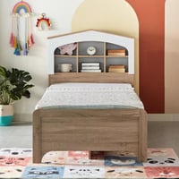 سرير فردي ذكي بلوح رأسي بمساحة تخزين من سيلفاريا -...