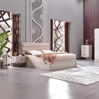 طقم غرفة نوم كينج 6 قطع من بومزا - 180x200 سم