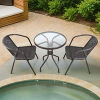 طقم جلوس للحديقة والرحلات قابل للطي طاولة و2 كراسي...