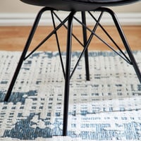 كرسي طعام من إلفيس جلد اسود بارجل معدن مقاس 83X59X...