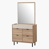 طقم غرفة نوم كينج 6 قطع من سوان - 180x200 سم