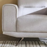 كنبة مفردة ميريفرا بمساند ذراعين قماش بوكيلة لون ر...