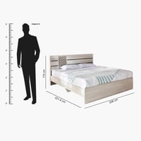 طقم غرفة نوم سوبر كينج -5 قطع من هيرشي - 200x200 س...