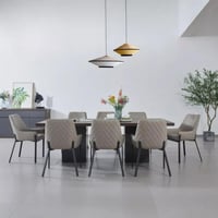 طقم طاولة سفرة كبيرة مع وبوفيه 4 أبواب و 4 ادراج أ...