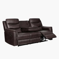 كنبة استرخاء قماش ثلاث مقاعد مع طاولة من فاتيكان