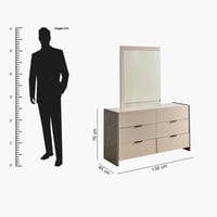 طقم غرفة نوم سوبر كينج عالي اللمعان 5 قطع من كارتر...