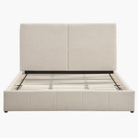 طقم غرفة نوم كينج 5 قطع منجدة من بيريل - 180x200 س...