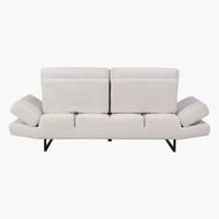 كنبة فيرلينا كبيرة بظهر قابل للتعديل مقعدين قماش ب...