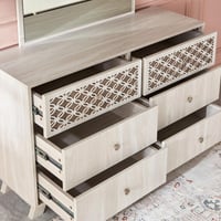 طقم غرفة نوم سوبر كينج -5 قطع من هيرشي - 200x200 س...