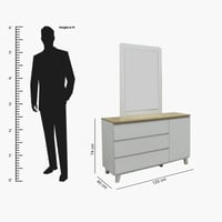 طقم غرفة نوم كوين 6 قطع من كولتورب بلس - 160x200 س...