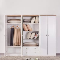 خزانة ملابس بـ6 أبواب ودرجين ومرآة نكست من زيلفينز...