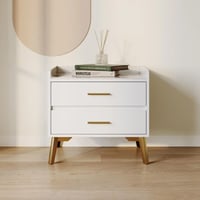 طقم غرفة نوم كينج 5 قطع منجدة من بيريل - 180x200 س...