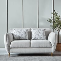 طقم كنب فيونارا كنبة 3 مقاعد و كنبة مقعدين لون رما...