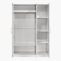 خزانة ملابس بمرآة و3 أبواب - كولتورب بلس