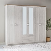 دولاب ملابس بروكلين ب 6 أبواب و درجين و مرايا مقاس...