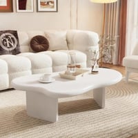 طاولة قهوة ليما خشب فاخر باللون الابيض مقاس 120x60...