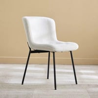 طقم طاولة سفرة مستديرة حجر ملبد 2 كراسي قماش بوكيل...