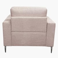 كنبة مفردة قماش من ديلفي بمساند ذراعين بأرجل معدن...