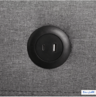 كنبة سرير مع 2 حامل أكواب ومنفذ يو إس بي نوع سي من...