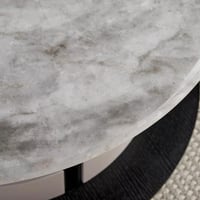 طقم 2 طاولة قهوة أڤريلا طاولة رخام بمساحة تخزين و...