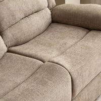 كنبة استرخاء كارفونا بمقعدين قابل للضبط قماش لون ب...