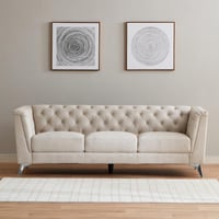 طقم كنب سوريفيا كنبة مقعدين، كنبة ثلاثة مقاعد لون...