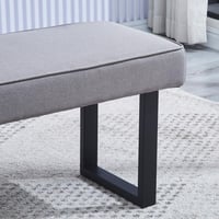 طقم سفرة ركنية 6 مقاعد مع مقعد بنش من كارميل