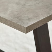 طاولة سفرة كامبريدج سطح خشب 6 مقاعد لون رمادي مقاس...