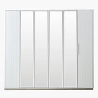 دولاب ملابس ريجينسي خشب 6 أبواب مع مرايا مقاس 214x...