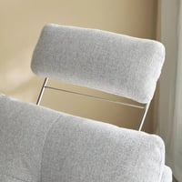 كنبة زاوية زين يسار قماش لون كريمي بظهر قابل للتعد...