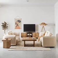 طقم كنب تورفيلا كنبة مقعدين، كنبة ثلاثة مقاعد مع و...