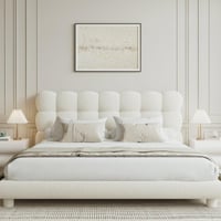 سرير فاخر بظهر منجد بتصميم سحابي سارا