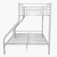 سرير بطابقين توين لون أبيض من فانيلا مقاس 90x200 س...