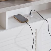 طقم غرفة نوم كينج 5 قطع سمارت من لوفيا - 180x200 س...