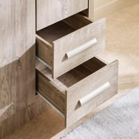 خزانة ملابس 3 أبواب بدرجين مع مرأة من فيلوراي