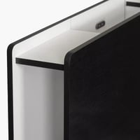 سرير فردي ذكي بلوح رأسي بمساحة تخزين ودرجين من جيم...