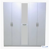 دولاب ملابس بمرآة و5 أبواب من كولتورب بلس