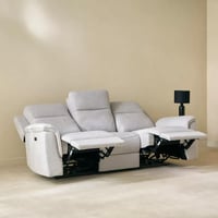 كنبة استرخاء زاريلّا 3 مقاعد قابلة للضبط بالطاقة ا...