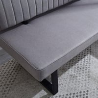 طقم سفرة ركنية 6 مقاعد مع مقعد بنش من كارميل