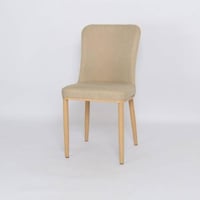 كرسي طعام ماريانا قماش بأرجل معدن مقاس 84x41x42 سم