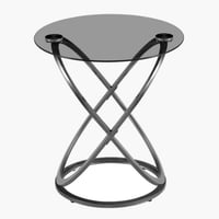 طاولة جانبية زجاجية ملونة إن إكس تي من كارلتون