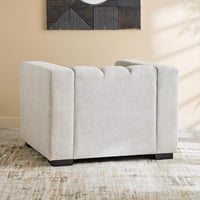 كنبة مفردة إيزولا بمساند ذراعين قماش بوكلية لون رم...