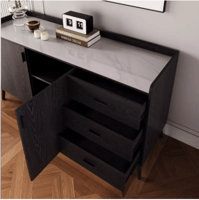 كونسول مارويل بسطح من الحجر الملبد ببابين و3 أدراج...