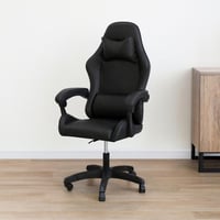 كرسي مكتب متحرك أسود موري