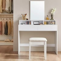 طاولة تزيين مع مرآة بـ درجين نيو فانيتي من برنسيس