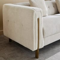 كنبة قماشية مقعدين مع وسادتين إن إكس تي من هاكس